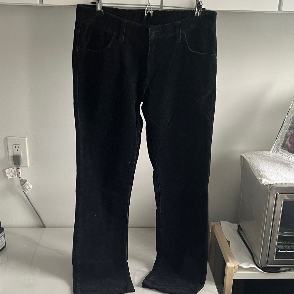 Lacoste Black Straight Leg Pants